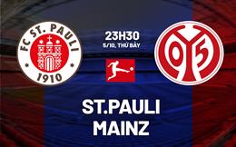 Nhận định bóng đá St.Pauli vs Mainz 23h30 ngày 5/10 (Bundesliga 2024/25)