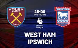 Nhận định West Ham vs Ipswich 21h00 ngày 5/10 (Premier League 2024/25)