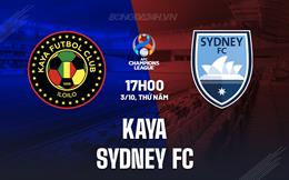 Nhận định Kaya vs Sydney FC 17h00 ngày 3/10 (AFC Champions League Two 2024/25)