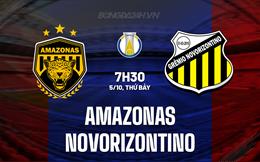 Nhận định Amazonas vs Novorizontino 7h30 ngày 5/10 (Hạng 2 Brazil 2024)