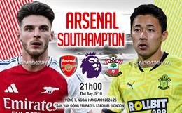 "Chấp" Southampton dẫn bàn, Arsenal vẫn giành trọn vẹn 3 điểm