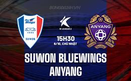 Nhận định Suwon Bluewings vs Anyang 15h30 ngày 6/10 (Hạng 2 Hàn Quốc 2024)