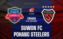 Nhận định Pohang Steelers vs Suwon FC 13h00 ngày 6/10 (VĐQG Hàn Quốc)