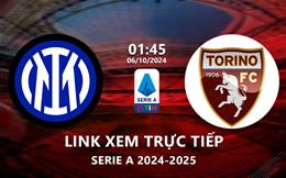 Xem Inter Milan vs Torino 1h45 ngày 6/10 trên ON Football