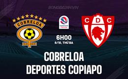 Nhận định Cobreloa vs Deportes Copiapo 6h00 ngày 8/10 (VĐQG Chile 2024)