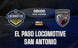 Nhận định El Paso Locomotive vs San Antonio 8h00 ngày 10/10 (Hạng nhất Mỹ 2024)