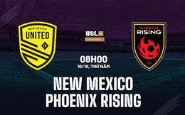 Nhận định New Mexico vs Phoenix Rising 8h00 ngày 10/10 (Hạng nhất Mỹ 2024)