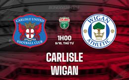 Nhận định Carlisle vs Wigan 1h00 ngày 9/10 (EFL Trophy 2024/25)