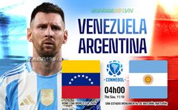 Nhận định Venezuela vs Argentina (4h00 ngày 11/10): Chờ đội khách vượt khó