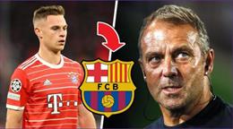  Hansi Flick muốn tái hợp với ‘trò cưng’ Joshua Kimmich tại Barcelona