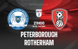 Nhận định Peterborough vs Rotherham 21h00 ngày 12/10 (Hạng 3 Anh 2024/25)