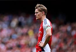 Arsenal nhận tin dữ: Đội trưởng Martin Odegaard có thể vắng mặt tới tháng 12