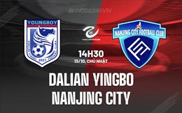 Nhận định Dalian Yingbo vs Nanjing City 14h30 ngày 13/10 (Hạng 2 Trung Quốc 2024)