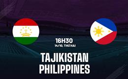 Nhận định bóng đá Tajikistan vs Philippines 16h30 ngày 14/10 (King's Cup 2024)