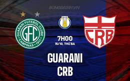 Nhận định bóng đá Guarani vs CRB 7h00 ngày 15/10 (Hạng 2 Brazil 2024)