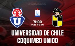 Nhận định Universidad de Chile vs Coquimbo Unido 6h00 ngày 14/10 (Cúp QG Chile 2024)