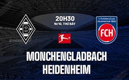 Nhận định Monchengladbach vs Heidenheim 20h30 ngày 19/10 (Bundesliga 2024/25)