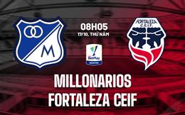 Nhận định Millonarios vs Fortaleza CEIF 8h05 ngày 17/10 (VĐQG Colombia 2024)