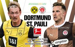 Nhận định Dortmund vs St.Pauli (01h30 ngày 19/10): Trở lại mạch thắng