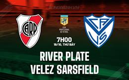 Nhận định River Plate vs Velez Sarsfield 7h00 ngày 19/10 (VĐQG Argentina 2024)