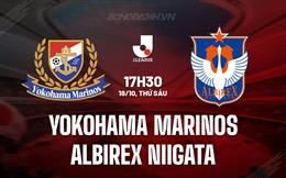 Nhận định Yokohama Marinos vs Albirex Niigata 17h30 ngày 18/10 (VĐQG Nhật Bản 2024)