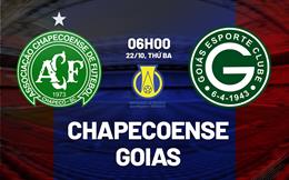 Nhận định bóng đá Chapecoense vs Goias 6h00 ngày 22/10 (Hạng 2 Brazil 2024)