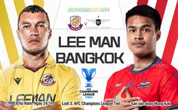 Nhận định Lee Man vs Bangkok United (17h00 ngày 24/10): Cơ hội nào cho chủ nhà?