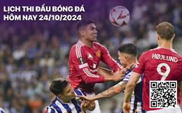 Lịch thi đấu bóng đá hôm nay 24/10/2024: Fenerbahce - Man Utd