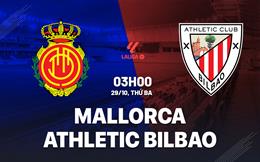 Nhận định Mallorca vs Athletic Bilbao (03h00 ngày 29/10): Đồng cân đồng lạng