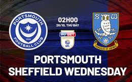 Nhận định Portsmouth vs Sheffield Wednesday 2h00 ngày 26/10 (Hạng nhất Anh 2024/25)