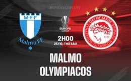 Nhận định Malmo vs Olympiacos 2h00 ngày 25/10 (Europa League 2024/25)