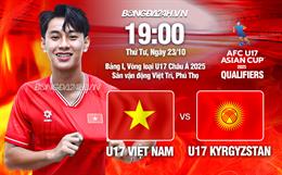 Nhận định U17 Việt Nam vs U17 Kyrgyzstan (19h00 ngày 23/10): Chờ 3 điểm ngày ra quân