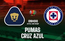 Nhận định Pumas vs Cruz Azul 9h00 ngày 27/10 (VĐQG Mexico 2024/25)