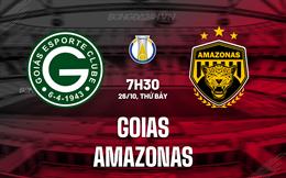 Nhận định Goias vs Amazonas 7h30 ngày 26/10 (Hạng 2 Brazil 2024)