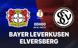 Nhận định Bayer Leverkusen vs Elversberg (00h00 ngày 30/10): Nhà vua phục hận