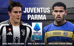 Nhận định Juventus vs Parma (02h45 ngày 31/10): Bám đuổi ngôi đầu