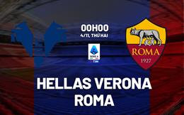 Nhận định Verona vs Roma (00h00 ngày 4/11): Tiếp đà thăng tiến
