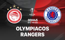 Nhận định bóng đá Olympiacos vs Rangers 0h45 ngày 8/11 (Europa League 2024/25)