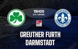 Nhận định Greuther Furth vs Darmstadt 19h00 ngày 2/11 (Hạng 2 Đức 2024/25)