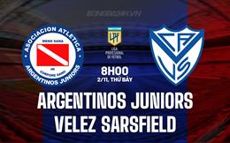 Nhận định Argentinos Juniors vs Velez Sarsfield 8h00 ngày 2/11 (VĐQG Argentina 2024)