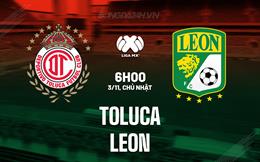 Nhận định bóng đá Toluca vs Leon 6h00 ngày 3/11 (VĐQG Mexico 2024/25)