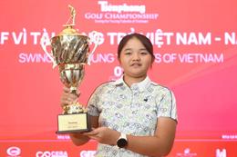 Golfer 12 tuổi vô địch Tiền Phong Golf Championship 2024