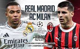 Nhận định Real Madrid vs AC Milan (3h00 ngày 6/11): Khó cho đội khách