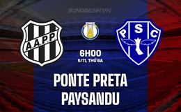 Nhận định Ponte Preta vs Paysandu 7h00 ngày 5/11 (Hạng 2 Brazil 2024)