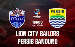 Nhận định Lion City Sailors vs Persib Bandung 19h00 ngày 7/11 (AFC Champions League Two 2024/25)