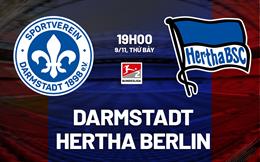 Nhận định Darmstadt vs Hertha Berlin 19h00 ngày 9/11 (Hạng 2 Đức 2024/25)