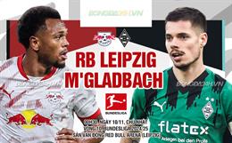 Nhận định bóng đá Leipzig vs Monchengladbach 0h30 ngày 10/11 (Bundesliga 2024/25)