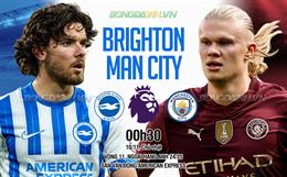 Trắng tay trước Brighton, Man City lần đầu thua liền 4 trận dưới kỷ nguyên Pep Guardiola