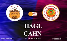 Trực tiếp HAGL vs CAHN link xem VTV5 V-League 9/11/2024