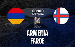 Nhận định bóng đá Armenia vs Faroe 0h00 ngày 15/11 (Nations League 2024/25)